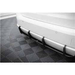 Maxton - Street Pro Central Diffuseur Arriere BMW 3 Sedan / Touring G20 / G21 Facelift Noir