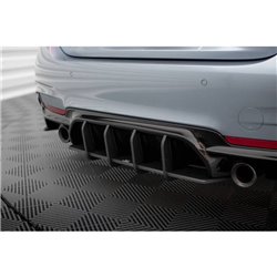 Maxton - Street Pro Central Diffuseur Arriere V.1 BMW 435 Coupe M-Pack F32 Noir-Rouge
