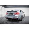 Maxton - Street Pro Central Diffuseur Arriere V.1 BMW 435 Coupe M-Pack F32 Noir-Rouge