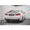 Maxton - Street Pro Central Diffuseur Arriere V.1 BMW 435 Coupe M-Pack F32 Noir-Rouge