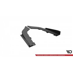 Maxton - Street Pro Lame Du Pare Chocs Arriere BMW 435i Coupe M-Pack F32 Noir + Rabats Brillant 