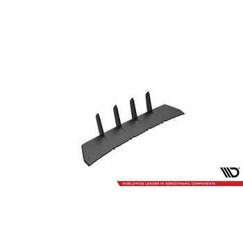 Maxton - Street Pro Central Diffuseur Arriere V.1 BMW 435 Coupe M-Pack F32 Noir