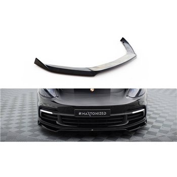 Maxton - Lame Du Pare-Chocs Avant V.2 Porsche Panamera E-Hybrid / Panamera 4S 971