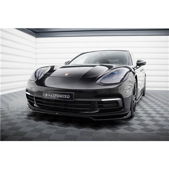 Maxton - Lame Du Pare-Chocs Avant V.2 Porsche Panamera E-Hybrid / Panamera 4S 971 
