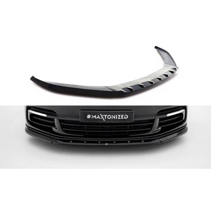 Maxton - Lame Du Pare-Chocs Avant V.1 Porsche Panamera E-Hybrid / Panamera 4S 971