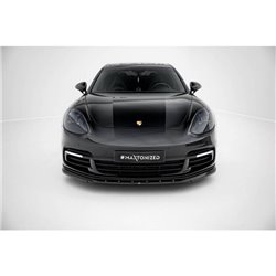 Maxton - Lame Du Pare-Chocs Avant V.1 Porsche Panamera E-Hybrid / Panamera 4S 971 