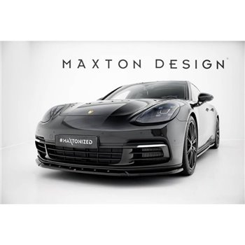 Maxton - Lame Du Pare-Chocs Avant V.1 Porsche Panamera E-Hybrid / Panamera 4S 971 