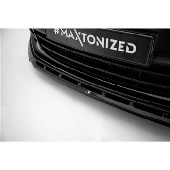 Maxton - Lame Du Pare-Chocs Avant V.1 Porsche Panamera E-Hybrid / Panamera 4S 971 