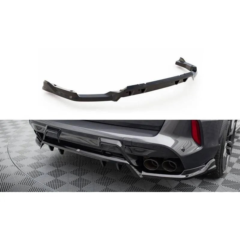 Maxton - Arriere Splitter (avec une barre verticale) BMW X5 M F95 / F95 Facelift