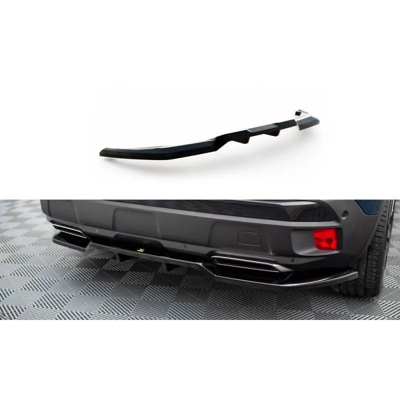 Maxton - Arriere Splitter (avec une barre verticale) Peugeot 3008 GT-Line Mk2 Facelift