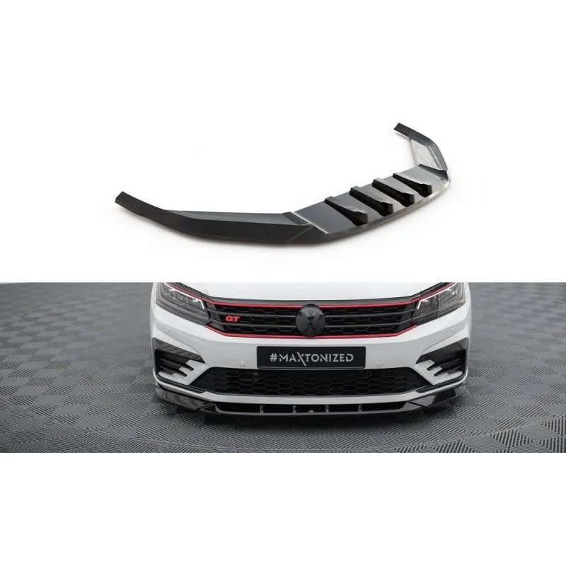 Maxton - Lame Du Pare-Chocs Avant V.2 Volkswagen Passat GT B8 Facelift USA