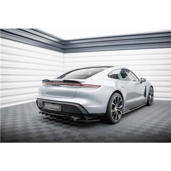 Maxton - Arriere Lame (avec une barre verticale) Porsche Taycan / Taycan 4 / Taycan 4S / Taycan GTS Mk1 