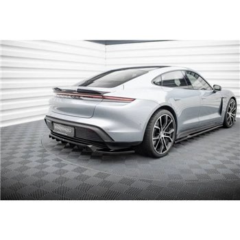 Maxton - Arriere Lame (avec une barre verticale) Porsche Taycan / Taycan 4 / Taycan 4S / Taycan GTS Mk1 