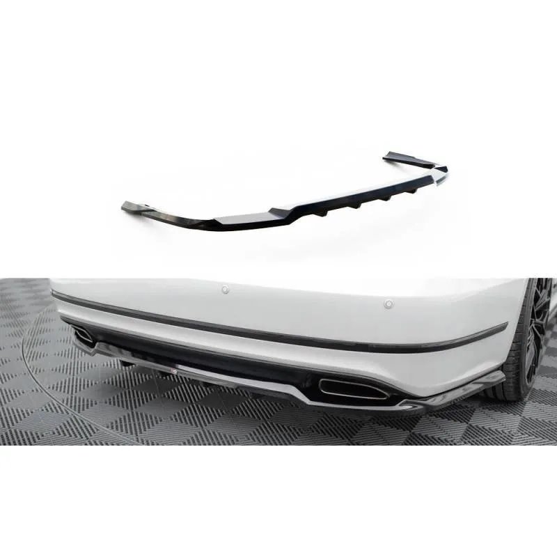 Maxton - Arriere Splitter (avec une barre verticale) Volkswagen Passat GT B8 Facelift USA