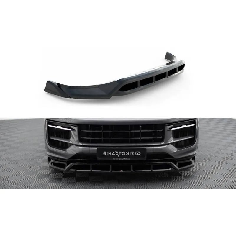 Maxton - Lame Du Pare-Chocs Avant Porsche Cayenne SUV / Coupe Mk3 Facelift