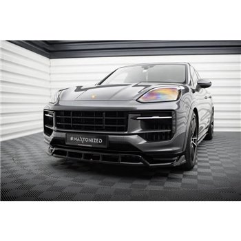 Maxton - Lame Du Pare-Chocs Avant Porsche Cayenne SUV / Coupe Mk3 Facelift 