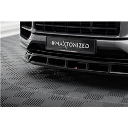 Maxton - Lame Du Pare-Chocs Avant Porsche Cayenne SUV / Coupe Mk3 Facelift 