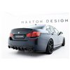 Maxton - Diffuseur Arrière Complet V.2 BMW 5 M-Pack F10 / F11 (Version avec deux échappements simples) 