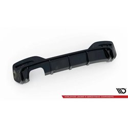 Maxton - Diffuseur Arrière Complet V.3 BMW 1 M-Pack F20 Facelift (Version double échappement simple face) 