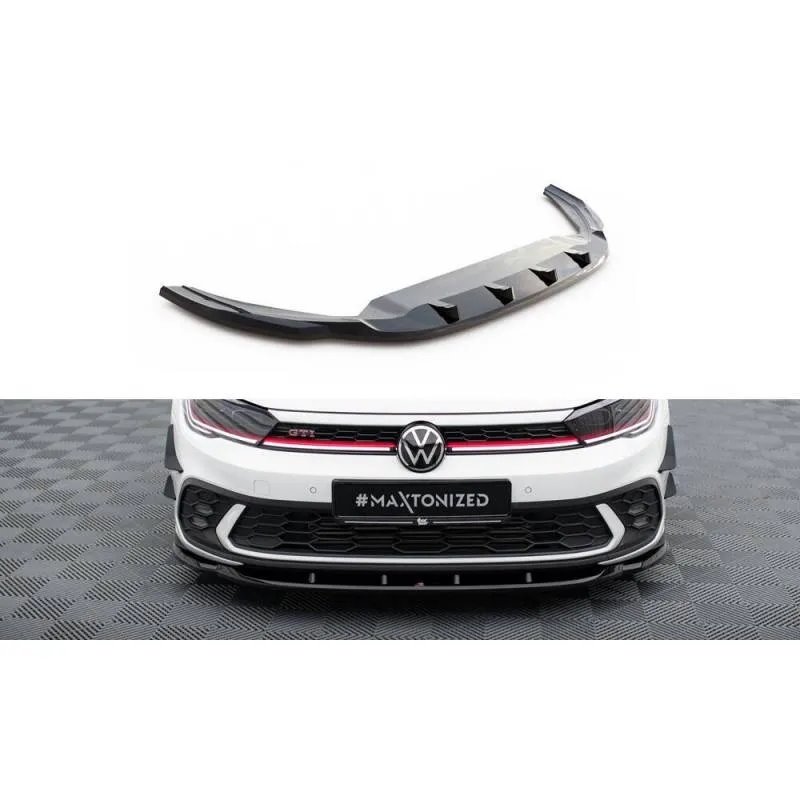 Maxton - Lame Du Pare-Chocs Avant V.1 Volkswagen Polo GTI Mk6 Facelift