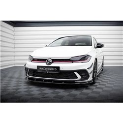 Maxton - Lame Du Pare-Chocs Avant V.1 Volkswagen Polo GTI Mk6 Facelift 