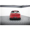 Maxton - Rajout Du Pare-Chocs Arriere + Faux Pot D'échappement Volkswagen Golf GTE / R-Line Mk8 / Mk8 Facelift Noir Brillant \ N