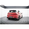 Maxton - Rajout Du Pare-Chocs Arriere + Faux Pot D'échappement Volkswagen Golf GTE / R-Line Mk8 / Mk8 Facelift Noir Brillant \ N