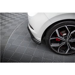 Maxton - Lames De Pare-Chocs Arrière Latérales Volkswagen Polo GTI Mk6 Facelift 