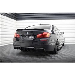 Maxton - Diffuseur Arrière Complet V.2 BMW 5 M-Pack F10 / F11 ((Version avec double échappement d'un côté) 
