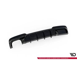 Maxton - Diffuseur Arrière Complet V.2 BMW 5 M-Pack F10 / F11 ((Version avec double échappement d'un côté) 