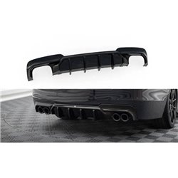 Maxton - Diffuseur Arrière Complet V.2 BMW 5 M-Pack F10 / F11 (Version avec deux doubles échappements)