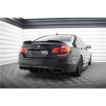 Maxton - Diffuseur Arrière Complet V.2 BMW 5 M-Pack F10 / F11 (Version avec deux doubles échappements) 