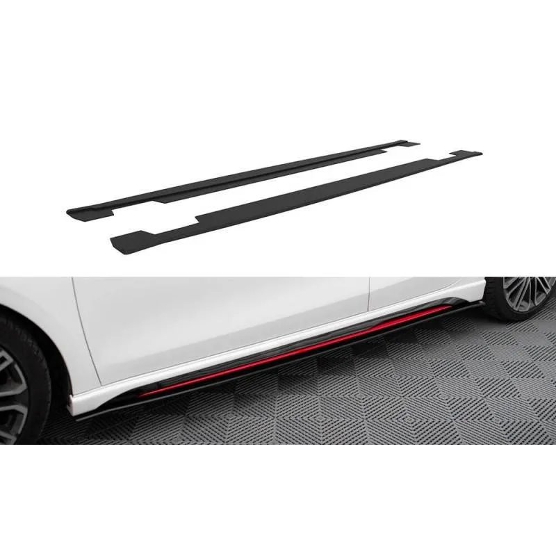 Maxton - Street Pro Rajouts Des Bas De Caisse Kia Ceed GT Mk3 / Proceed Mk1 Noir