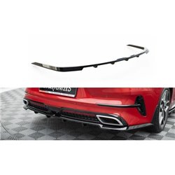 Maxton - Arriere Splitter (avec une barre verticale) Kia ProCeed GT-Line Mk1