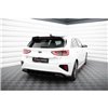 Maxton - Street Pro Central Diffuseur Arriere Kia Ceed GT Mk3 Noir-Rouge