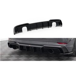Maxton - Diffuseur Arrière Complet Audi A3 S-Line Sportback 8V Facelift (Version avec échappements simples des deux côtés)
