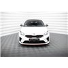Maxton - Street Pro Lame Du Pare-Chocs Avant Kia Ceed GT Mk3 / Proceed Mk1 Noir-Rouge