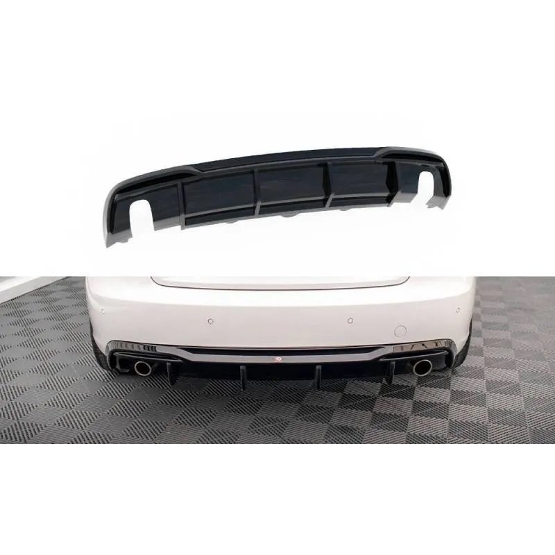 Maxton - Diffuseur Arrière Complet Audi A5 Coupe 8T Facelift (Version avec échappements simples des deux côtés)