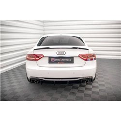 Maxton - Diffuseur Arrière Complet Audi A5 Coupe 8T Facelift (Version avec échappements simples des deux côtés) 