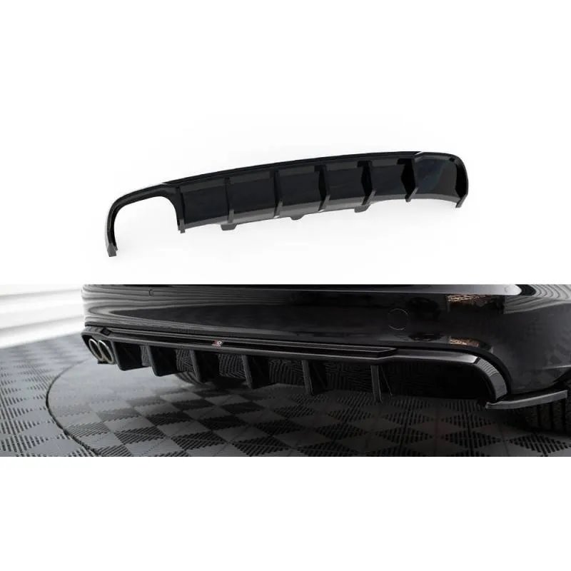 Maxton - Diffuseur Arrière Complet Audi A6 Sedan / Avant C7 (Version double échappement simple face)