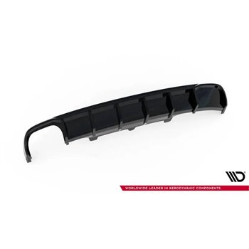 Maxton - Diffuseur Arrière Complet Audi A6 Sedan / Avant C7 (Version double échappement simple face) 