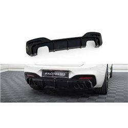Maxton - Diffuseur Arrière Complet V.3 BMW 1 M-Pack / M140i F20 Facelift (Version avec double échappement des deux côtés)