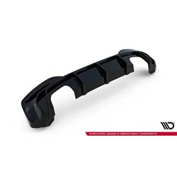 Maxton - Diffuseur Arrière Complet V.3 BMW 1 M-Pack / M140i F20 Facelift (Version avec double échappement des deux côtés) 