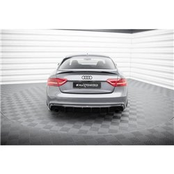 Maxton - Diffuseur Arrière Complet Audi S5 / A5 S-Line 8T Facelift (Version avec échappements simples des deux côtés) 