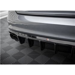 Maxton - Diffuseur Arrière Complet Audi S5 / A5 S-Line 8T Facelift (Version double échappement simple face) 