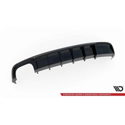Maxton - Diffuseur Arrière Complet Audi S5 / A5 S-Line 8T Facelift (Version double échappement simple face) 