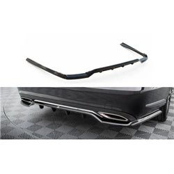 Maxton - Arriere Splitter (avec une barre verticale) Mercedes-Benz E W212 Facelift
