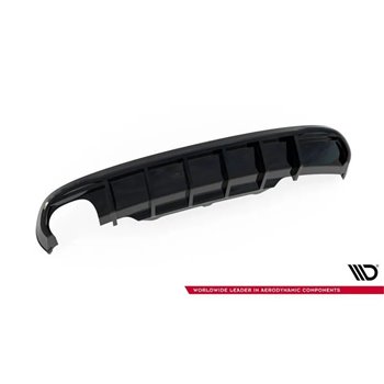 Maxton - Diffuseur Arrière Complet Audi A5 Coupe / Cabrio S-Line 8T (Version double échappement simple face) 