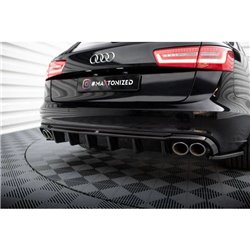 Maxton - Diffuseur Arrière Complet Audi A6 Sedan / Avant C7 (Version avec double échappement des deux côtés) 