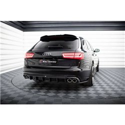 Maxton - Diffuseur Arrière Complet Audi A6 Sedan / Avant C7 (Version avec double échappement des deux côtés) 